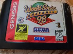 Cartridge (Front) | World Series Baseball 98 Sega Genesis