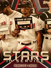 Francisco Lindor #SIS-22 Baseball Cards 2021 Topps Stars in Service Prices