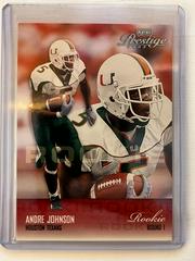Andre Johnson #181 Football Cards 2003 Playoff Prestige Prices