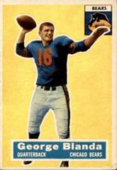 George Blanda #11 Football Cards 1956 Topps Prices