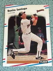 Benito Santiago #596 Baseball Cards 1988 Fleer Prices