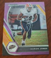Aaron Jones [Purple Wave Prizm] #97 Football Cards 2021 Panini Prizm Draft Picks Prices