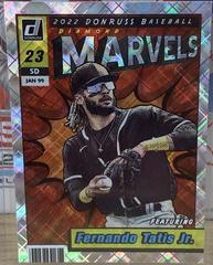 Card | Fernando Tatis Jr. [Silver] Baseball Cards 2022 Panini Donruss Marvels