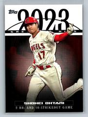 Shohei Ohtani #23GH-13 Baseball Cards 2024 Topps Greatest Hits Prices
