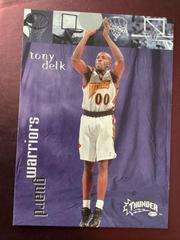 Tony Delk #41 Basketball Cards 1998 Skybox Thunder Prices