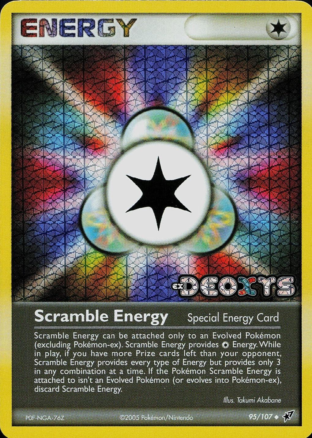 Scramble Energy [Reverse Holo] #95 Pokemon Deoxys