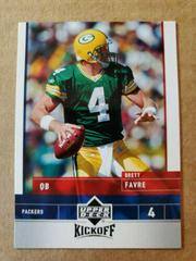 Brett Favre #31 Football Cards 2005 Upper Deck Kickoff Prices