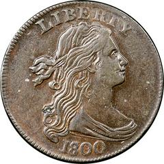 1800 [1ST HAIR] Coins Draped Bust Penny Prices