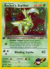 Rocket's Scyther [1st Edition] #13 Pokemon Gym Heroes Prices