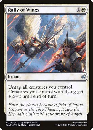 Rally of Wings [Foil] Magic War of the Spark