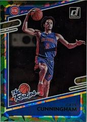 Cade Cunningham [Holo Green Ice] Basketball Cards 2021 Panini Donruss The Rookies Prices