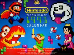Nintendo The Power Game 1993 Cover | Nintendo The Power Game 1993 Calendar Nintendo Power