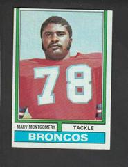 Marv Montgomery #37 Football Cards 1974 Topps Prices