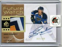Jaden Schwartz [Limited Auto Patch] #232 Hockey Cards 2012 SP Authentic Prices