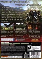 Back Cover | Dragon's Dogma Xbox 360