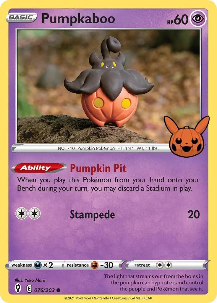 Pumpkaboo #76 Pokemon Trick or Trade 2022