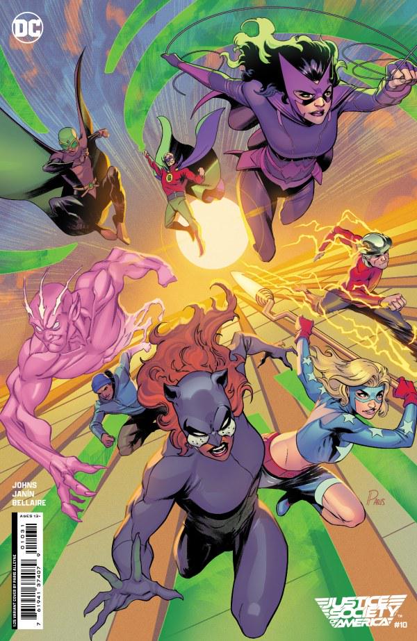 Justice Society of America [Cover C 1:25 Paris Alleyne] #10 (2024) Comic Books Justice Society of America