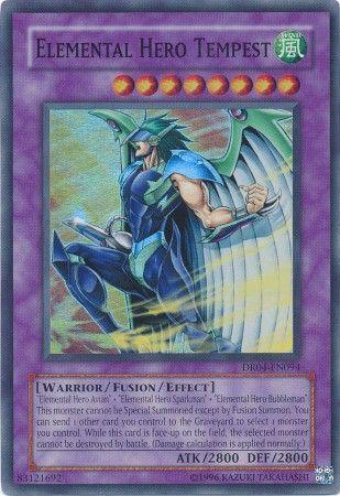 Elemental Hero Tempest DR04-EN094 YuGiOh Dark Revelation Volume 4