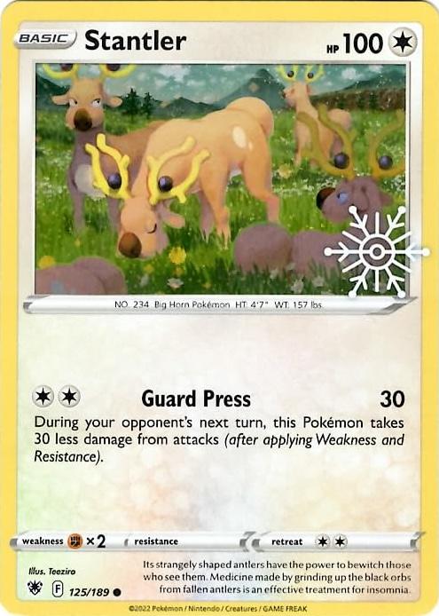 Stantler [Snowflake Stamp] #125 Pokemon Astral Radiance