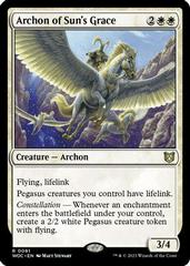 Archon of Sun's Grace #61 Magic Wilds of Eldraine Commander Prices