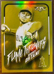 Shohei Ohtani [Gold Minted] #FT-8 Baseball Cards 2022 Topps Fire Flame Throwers Prices