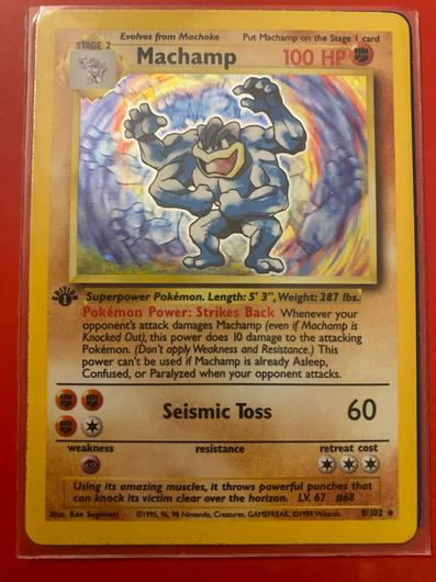 Machamp [1st Edition] #8 photo