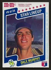 Dale Murphy #9 Baseball Cards 1987 M & M's Prices