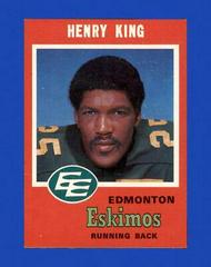 Henry King #47 Football Cards 1971 O Pee Chee CFL Prices
