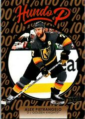 Alex Pietrangelo [Gold] Hockey Cards 2021 Upper Deck Hundo P Prices