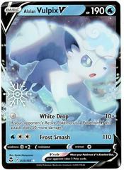Alolan Vulpix V [Snowflake Stamp] Pokemon Silver Tempest Prices