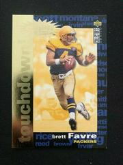 Brett Favre [Gold Redemption] #C6 Football Cards 1995 Collector's Choice Crash the Game Prices