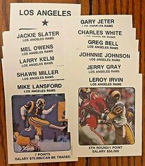 Los Angeles Rams Football Cards 1989 Franchise Game Prices