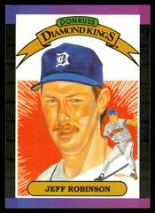 Jeff Robinson [Diamond Kings] #18 Baseball Cards 1989 Donruss Prices