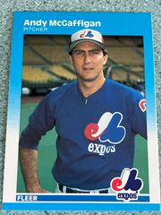 Andy McGaffigan #326 Baseball Cards 1987 Fleer Prices