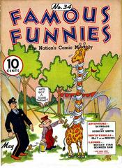 Famous Funnies #34 (1937) Comic Books Famous Funnies Prices