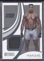 Francis Ngannou #M-FNG Ufc Cards 2021 Panini Immaculate UFC Materials Prices