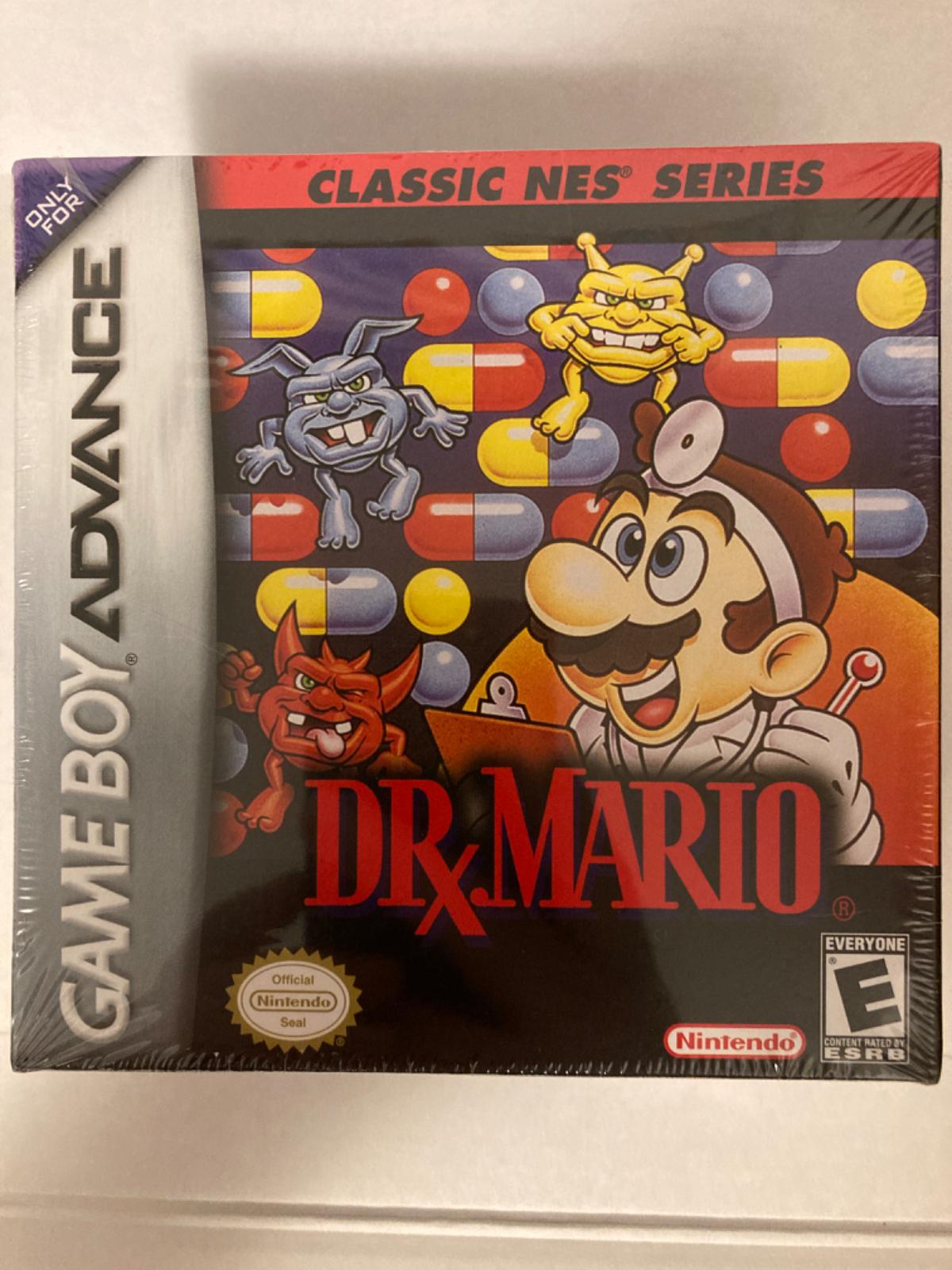 Dr Mario Classic Nes Series New Item Box And Manual Gameboy Advance 2996