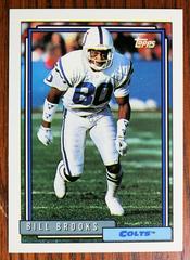 Bill Brooks Football Cards 1992 Topps Prices