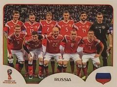 Russia [Black Back] #33 Soccer Cards 2018 Panini World Cup Stickers Prices