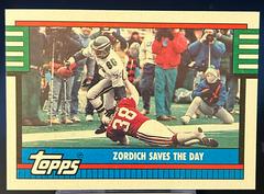 Michael Zordich [Disclaimer Back] Football Cards 1990 Topps Prices