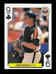 Craig Biggio [9 of Clubs] Baseball Cards 1991 U.S. Playing Card All Stars Prices