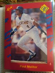 Paul Molitor [Series II] #T34 Baseball Cards 1990 Classic Prices