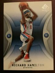Richard Hamilton #23 Basketball Cards 2006 SP Authentic Prices