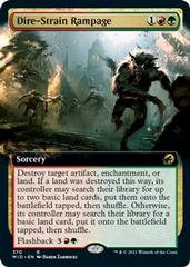 Dire-Strain Rampage [Extended Art] Magic Innistrad: Midnight Hunt Prices