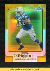 Reggie Wayne [Gold Refractor] Football Cards 2006 Topps Finest Prices