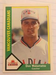 Don Wakamatsu #22 Baseball Cards 1990 CMC Vancouver Canadians Prices