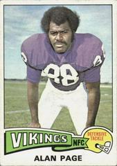 Alan Page #520 Football Cards 1975 Topps Prices