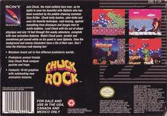 Chuck Rock - Back | Chuck Rock Super Nintendo