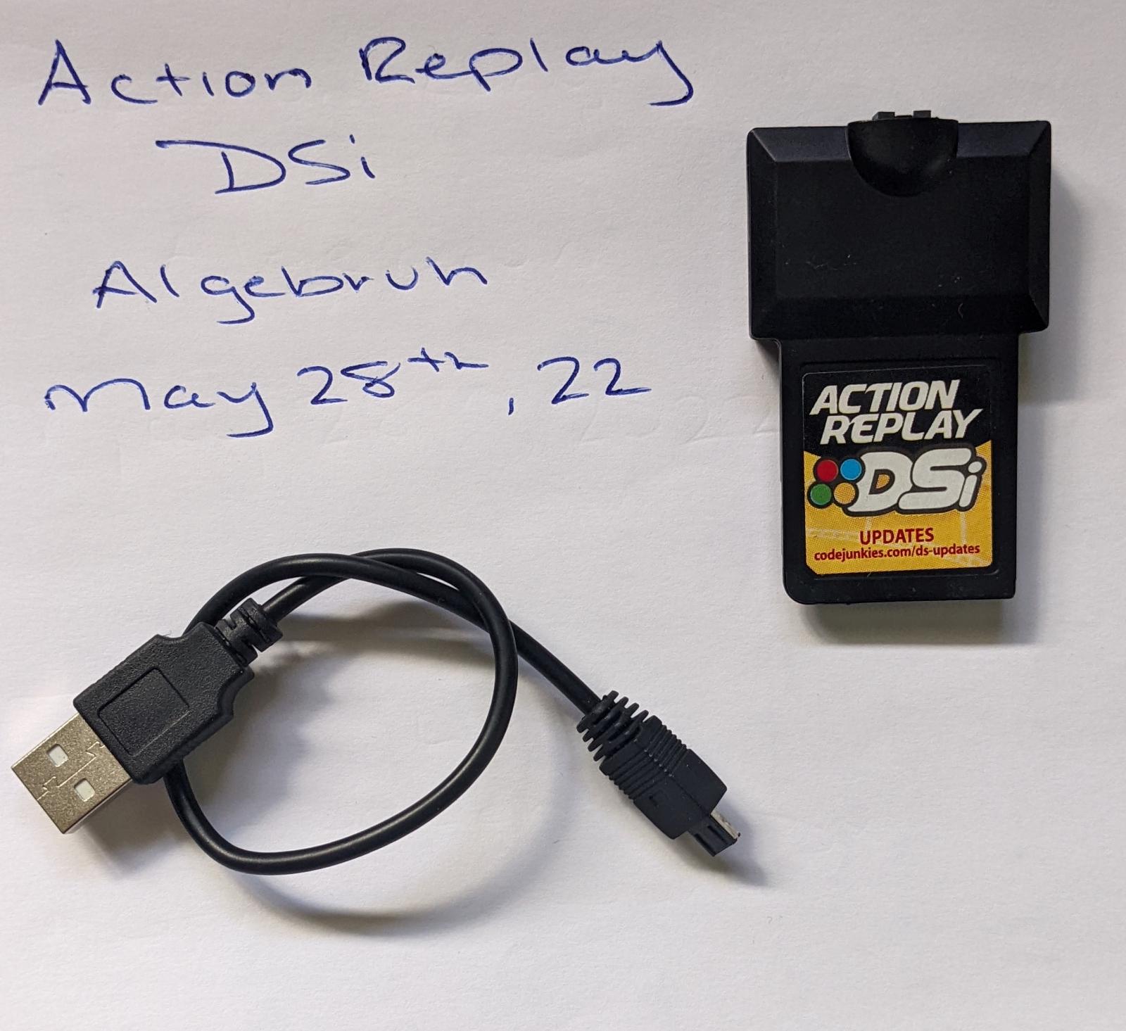 Action Replay DSi Item only Nintendo DS