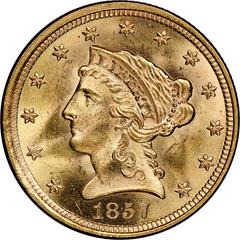 1857 [PROOF] Coins Liberty Head Quarter Eagle Prices